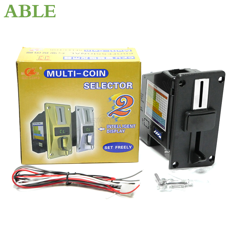 Vending Arcade Games - Multi-Münzprüfer-Selektor CL-168 verschiedene elektronische Münz-Roll-Down für
