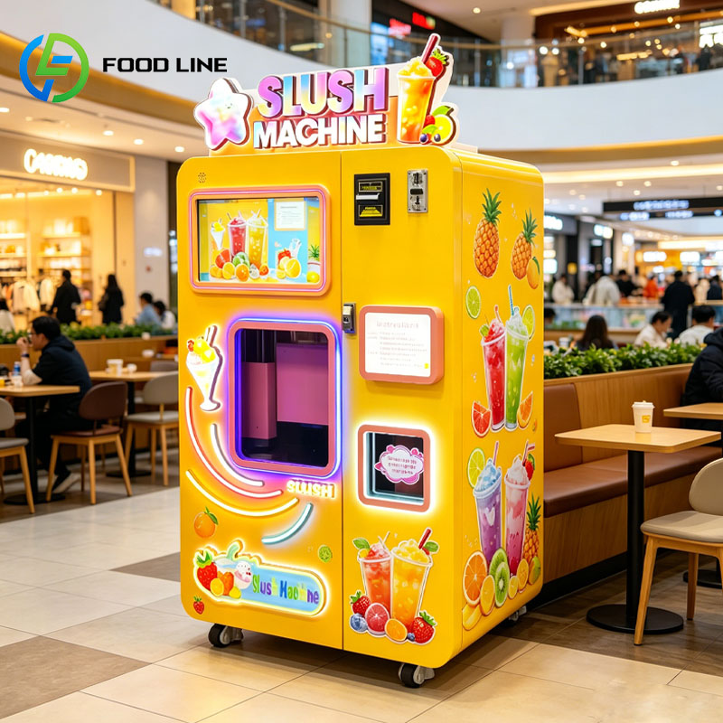 Slushie Machine Vending - Intelligenter Slushy-Verkaufsautomat Gefrorene Getränke-Maschine Eis-Slush-Maschine Smoothie-Inspirierte