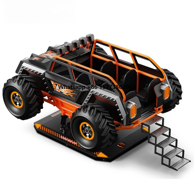 Arcade Games & Vending Llc - 6-Personen VR-Renn- und Schießsimulator 9D Offroad-Fahrzeug