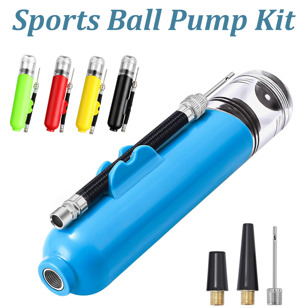 Basketball Arcade Game - Tragbare Luftpumpe, Sportball-Pumpen-Set für Fußball, Basketball,