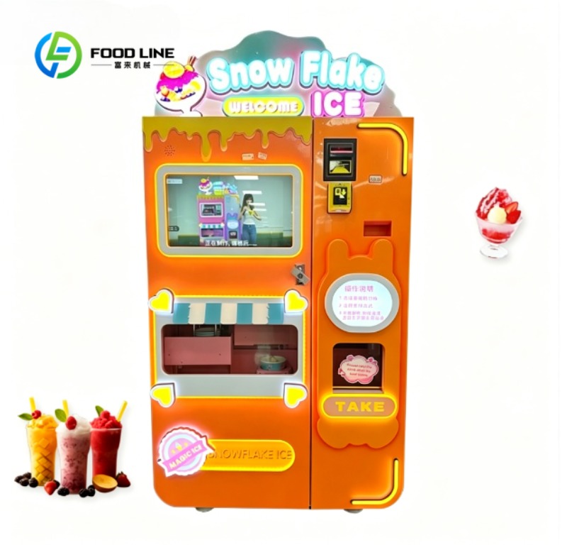 Slushie Machine Vending - Automatischer Slushie-Verkaufsautomat Kommerzieller Smoothie-Maker für Einkaufszentren,