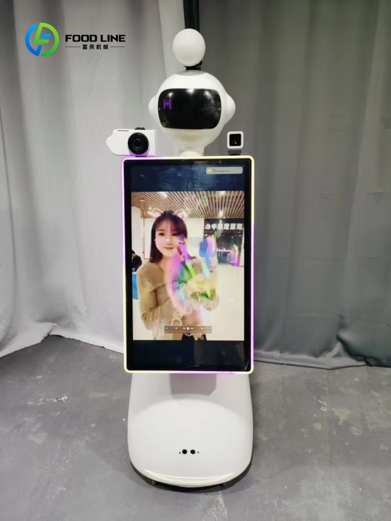 Photo Booth Machine - Automatische Fotobox-Maschine Interaktiver Kamera-Kiosk mit Social-Media-Sharing