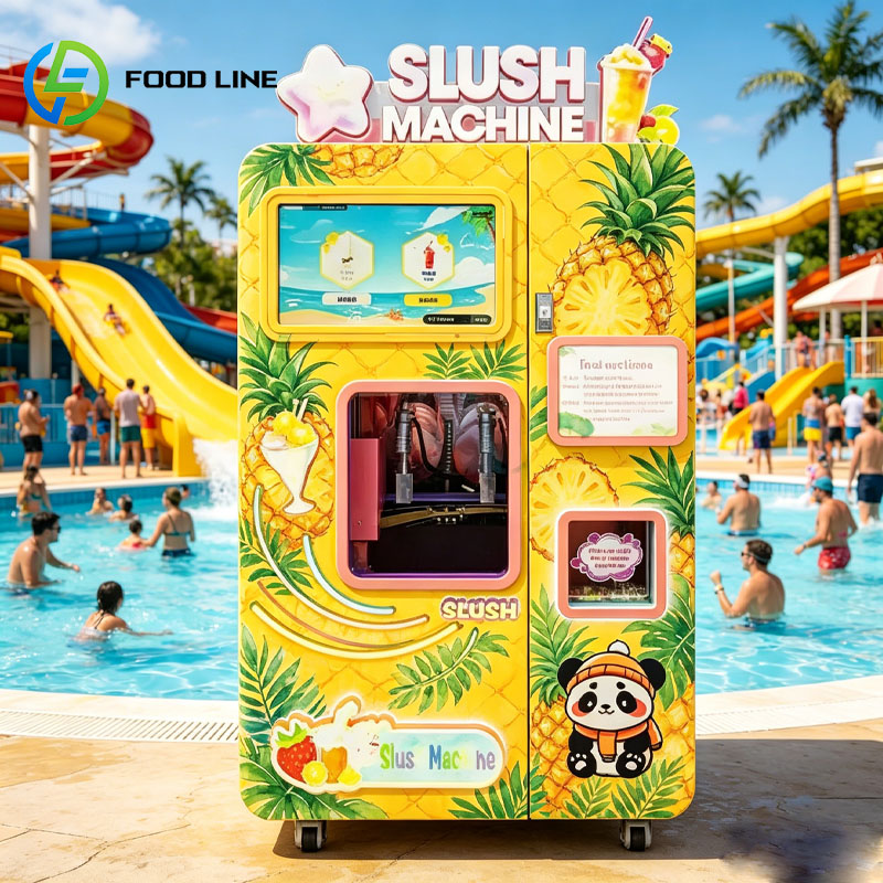 Slushie Machine Vending - Eis-Slush-Verkaufsautomat Gefrorene Getränkemaschine Slushy-Maker Smoothie-Style Getränkeautomat