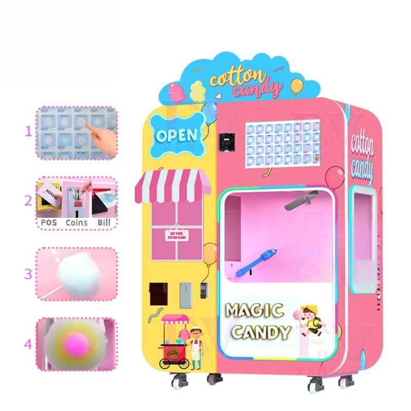 Zuckerwatte-Verkaufsautomat fü – Candy Vending Machine Bewertung und Preis