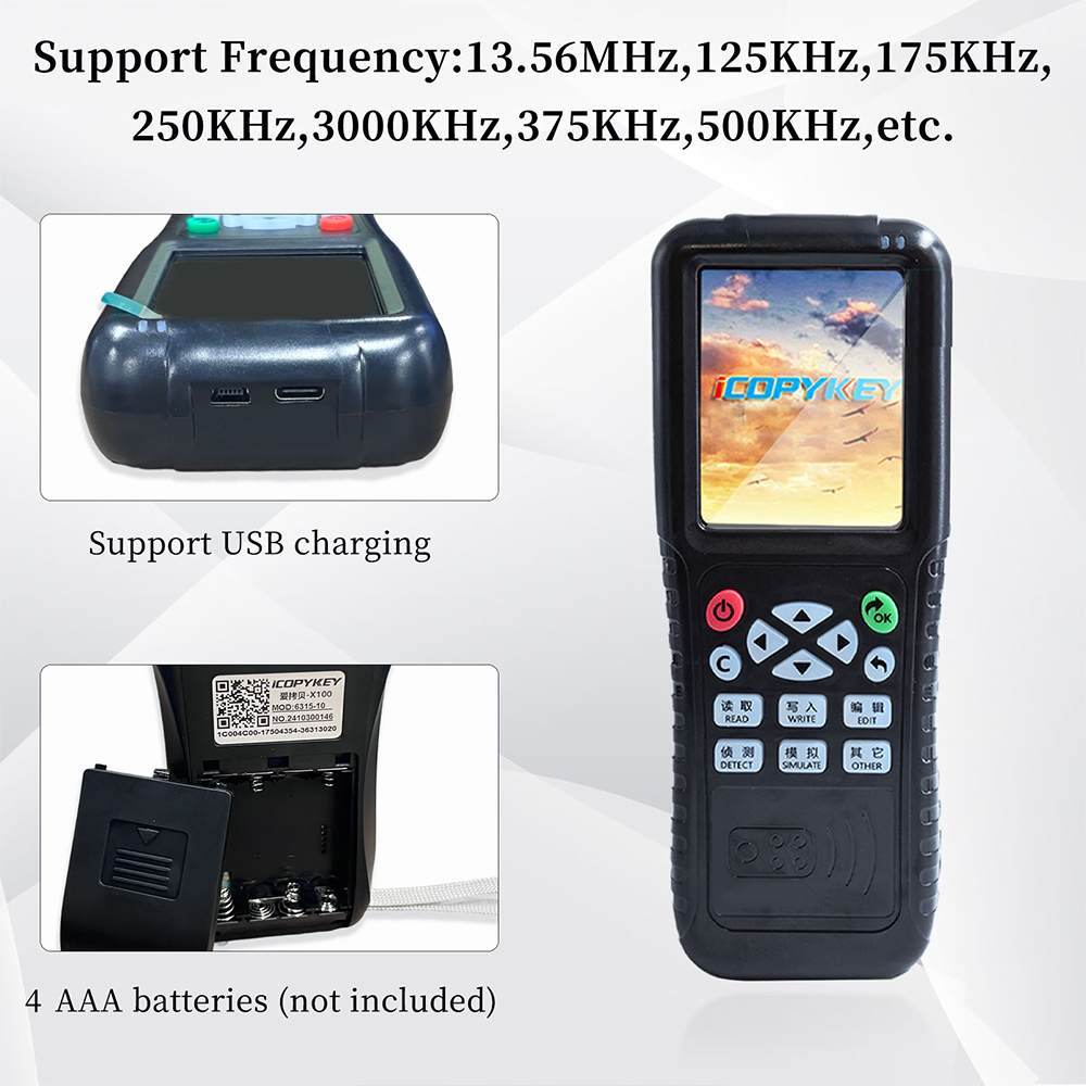 Handgehaltener RFID NFC Smart  – Nfc Card Reader Vending Bewertung und Preis