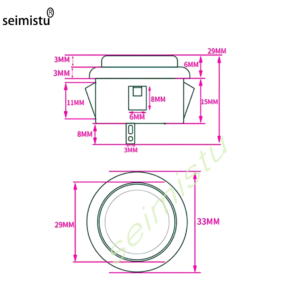 1 Stück Arcade 30mm Transparen – Arcade Vibes Bewertung und Preis