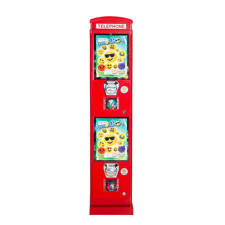 Roter Telefonzellen-Design Met – Candy Vending Machine Bewertung und Preis