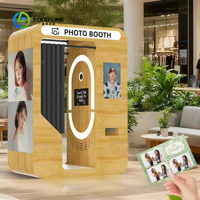 Maßgefertigte Tragbare Holz-Fo – Photo Booth Machine Bewertung und Preis