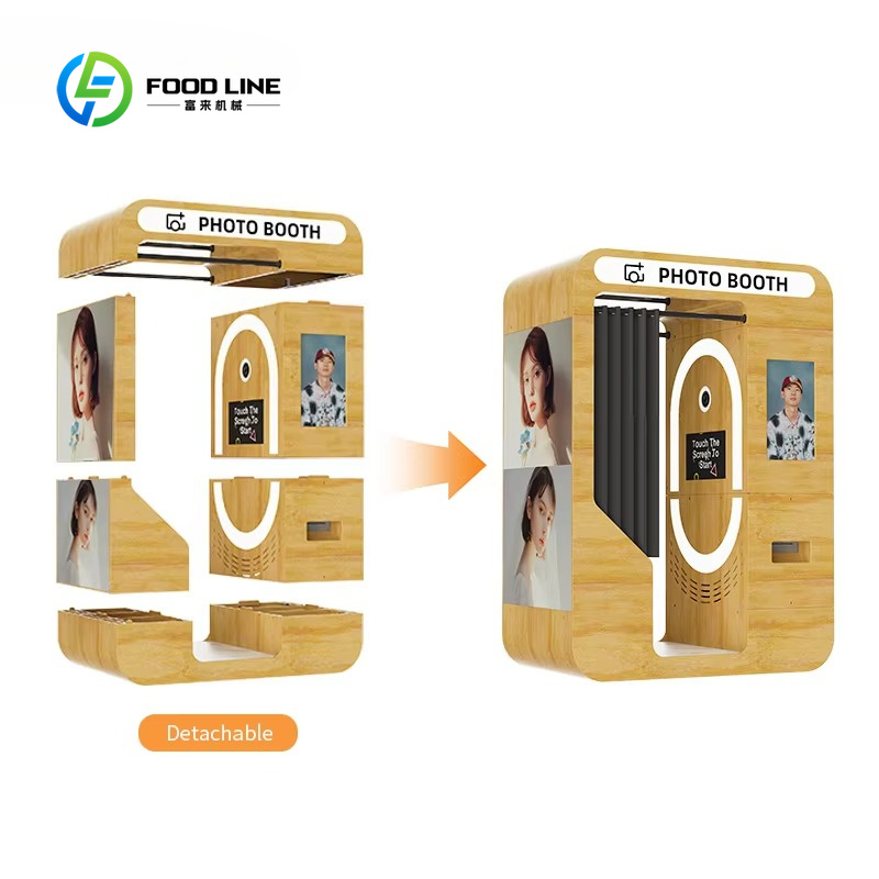 Maßgefertigte Tragbare Holz-Fo – Photo Booth Machine Bewertung und Preis