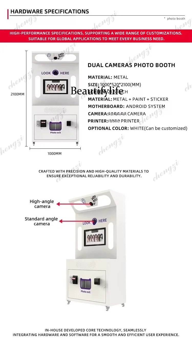 HR Professionelle Fotoautomate – Photo Booth Machine Bewertung und Preis