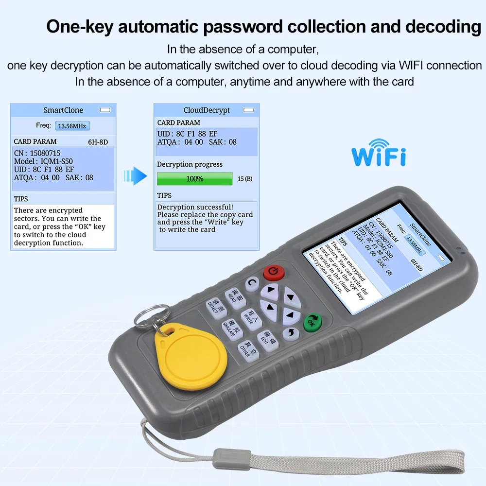 WLAN RFID Kopierer Duplikator  – Nfc Card Reader Vending Bewertung und Preis
